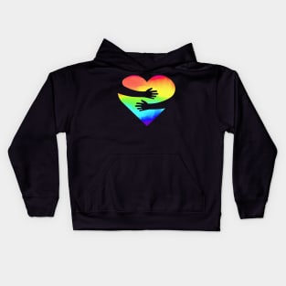 Pride hugs Kids Hoodie